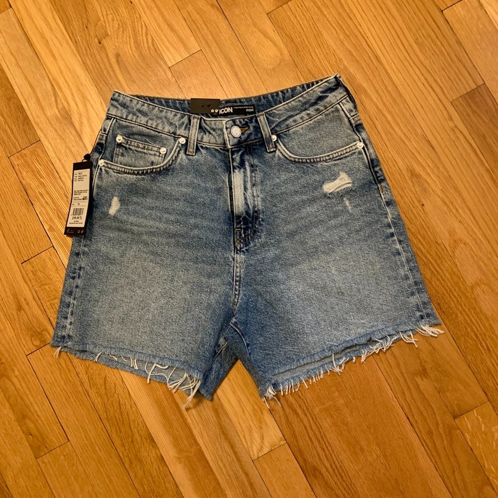 Mavi MILLIE High-Rise Relaxed Jeans Shorts NWT